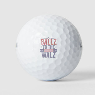 Ballz to the Walz Harris Waltz 2024 Election Golf Balls