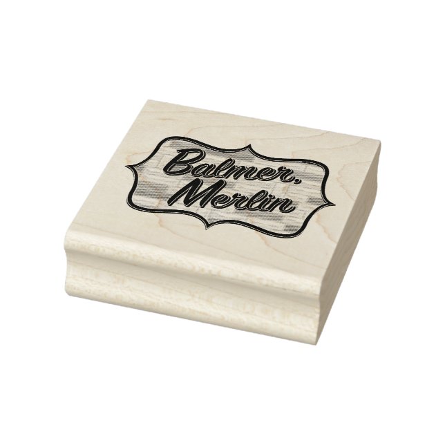 Balmer Merlin Rubber Stamp (Stamp)