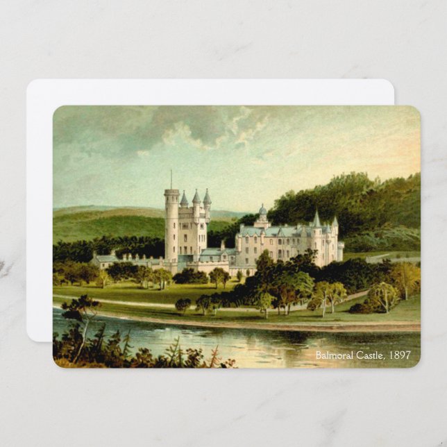 Balmoral Castle 1897 Restored High Resolution (Front/Back)