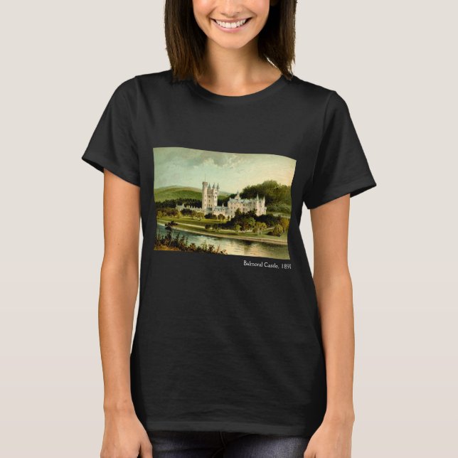 Balmoral Castle 1897 Restored High Resolution T-Shirt (Front)