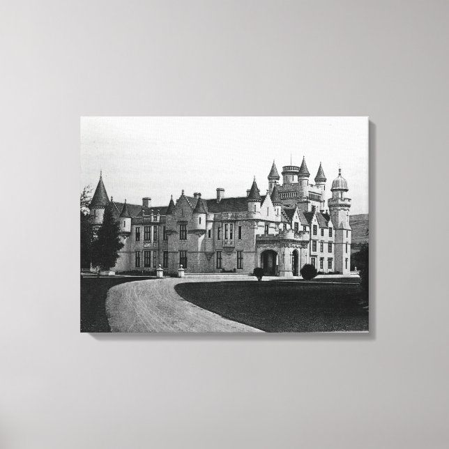 Balmoral Castle Canvas Print (Front)