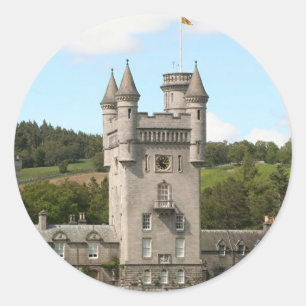 Balmoral Castle, Scotland, United Kingdom Classic Round Sticker
