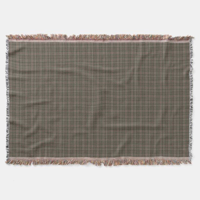 Balmoral Royal tartan Throw Blanket (Front)