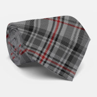 Balmoral Tartan Grey Black Red Royal Jubilee