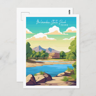 Balmorhea State Park Texas vintage travel place  Postcard
