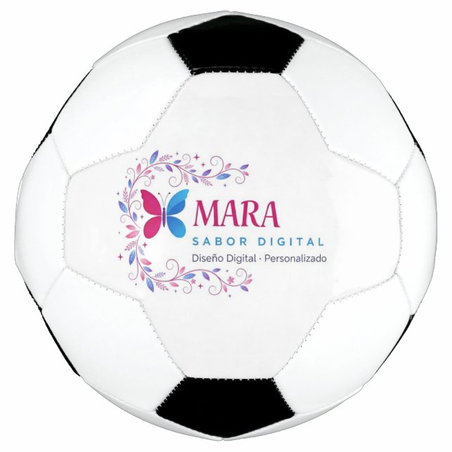 Balón de fútbol Delantal — Marca con sabor Football (Front)