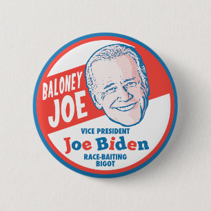 Baloney Joe Biden 6 Cm Round Badge
