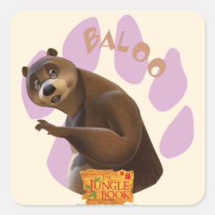 Baloo 1 square sticker