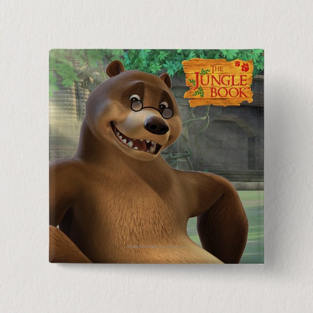 Baloo 5 15 cm square badge (Front)