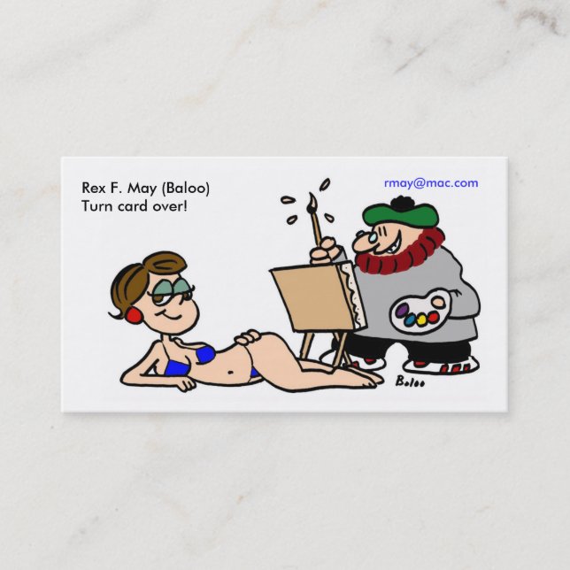 baloocartoons business card (Front)