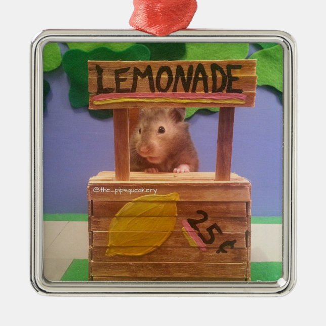 Baloo's Lemonade Stand Metal Tree Decoration (Front)