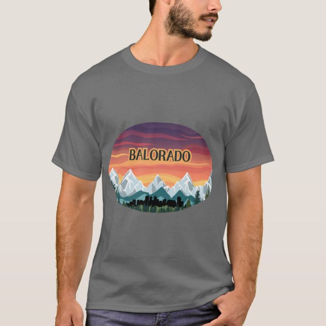 Balorado Oval No Dates Oversized T-Shirt (Front)