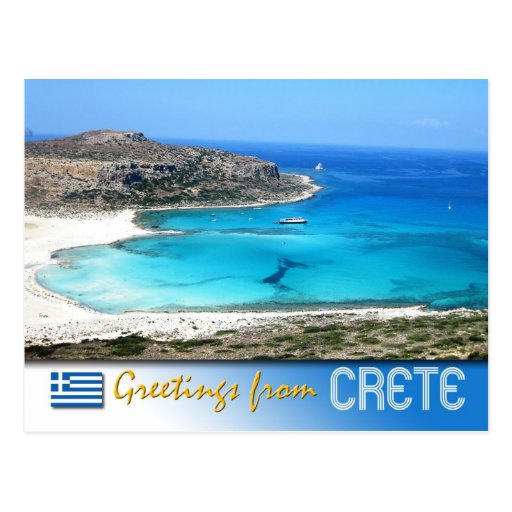 Image of Balos Lagoon Beach, Crete, Greece Postcard
