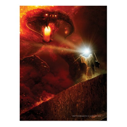 Image of Balrog Versus Gandalf Postcard