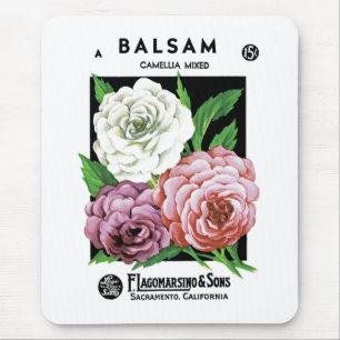 Balsam Seed Packet Label Mouse Mat