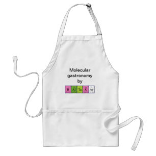Baltasar periodic table name apron