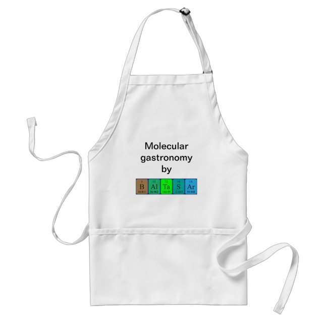 Baltasar periodic table name apron (Front)