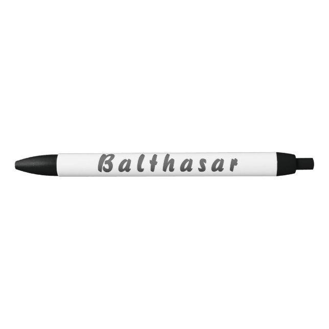Balthasar Kugelschreiber Black Ink Pen (Front)