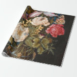 Balthasar Van Der Ast - Still Life With Flowers Wrapping Paper<br><div class="desc">Balthasar Van Der Ast - Still Life With Flowers</div>
