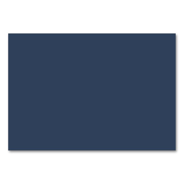 Baltic Blue colour Table Number (Front)