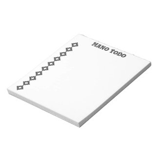 Baltic Ornament Akutes Eyes  Notepad