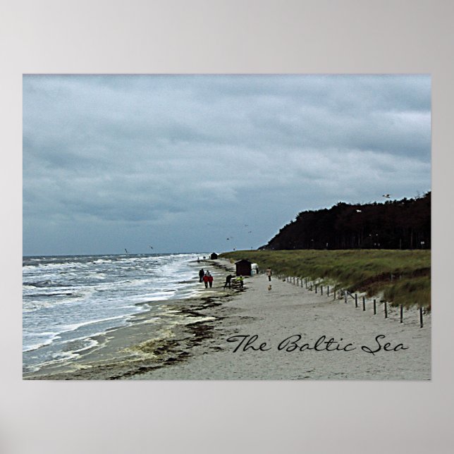 Baltic Sea Beach Poster (Front)