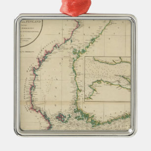 Baltic Sea Metal Tree Decoration