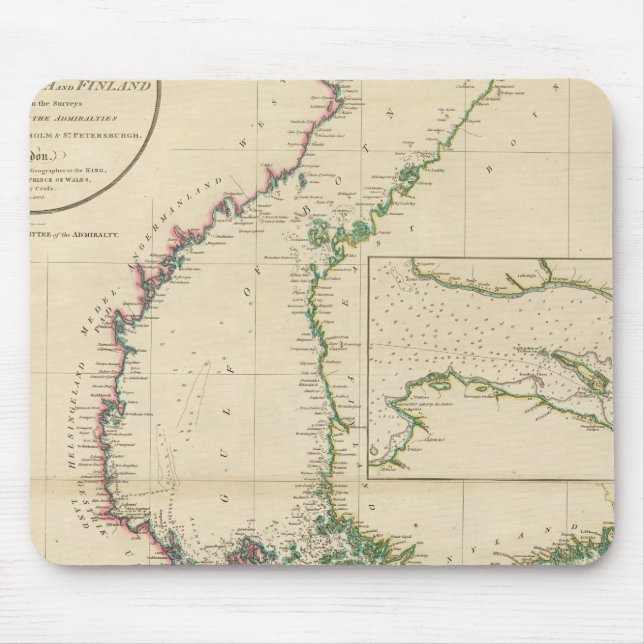 Baltic Sea Mouse Mat (Front)