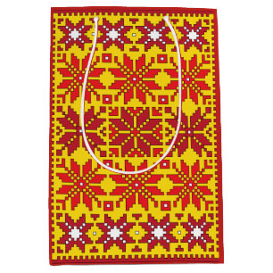 Baltic star design medium gift bag