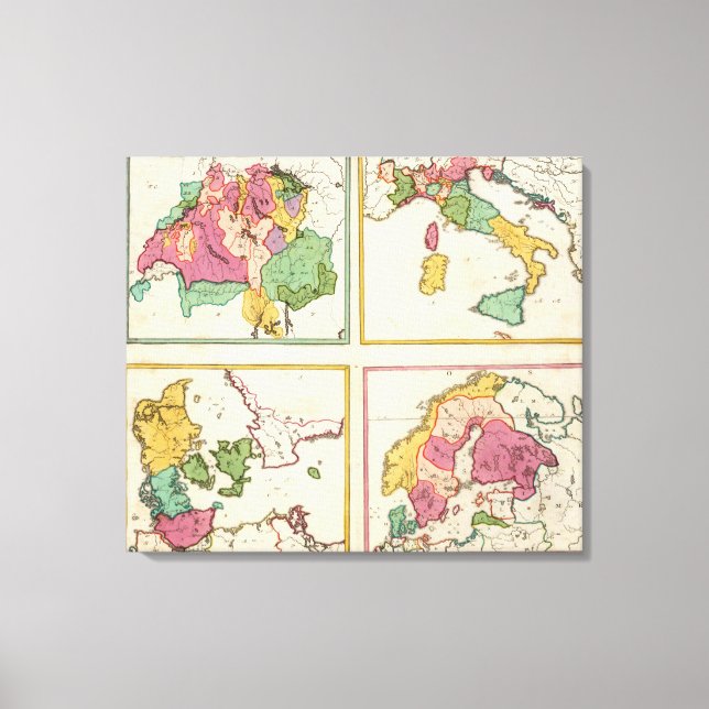 Baltic States Canvas Print (Front)