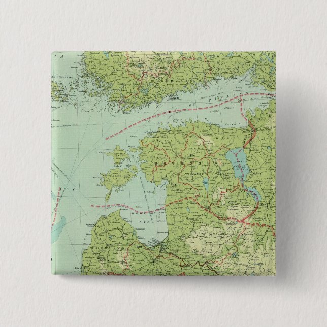 Baltic States & East Prussia 15 Cm Square Badge (Front)