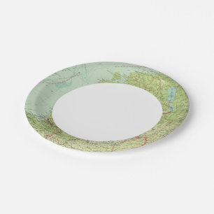 Baltic States & East Prussia Paper Plate