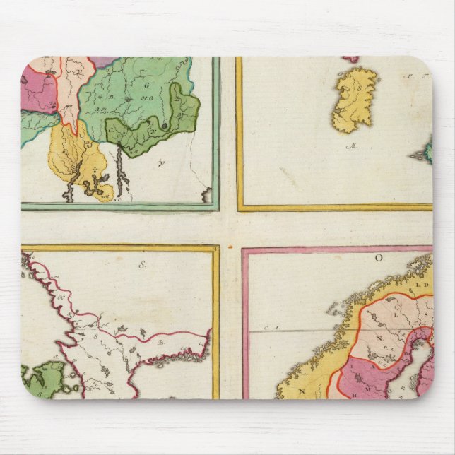 Baltic States Mouse Mat (Front)