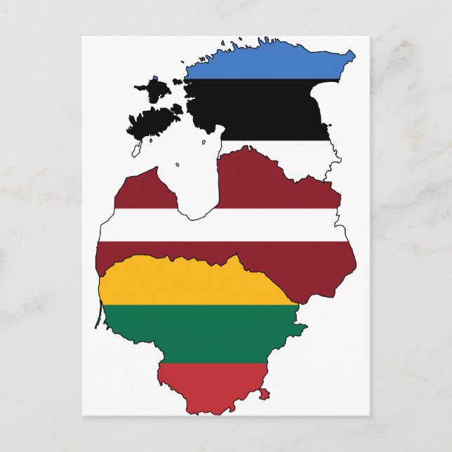 Baltic states postcard (Front)