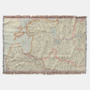 Baltic States Throw Blanket