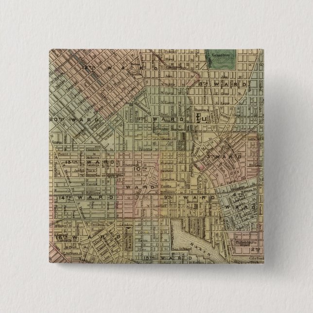 Baltimore 2 15 cm square badge (Front)
