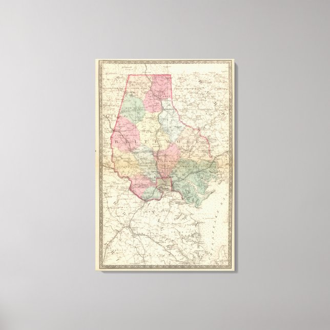 Baltimore 2 canvas print (Front)