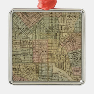 Baltimore 2 metal tree decoration