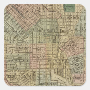 Baltimore 2 square sticker