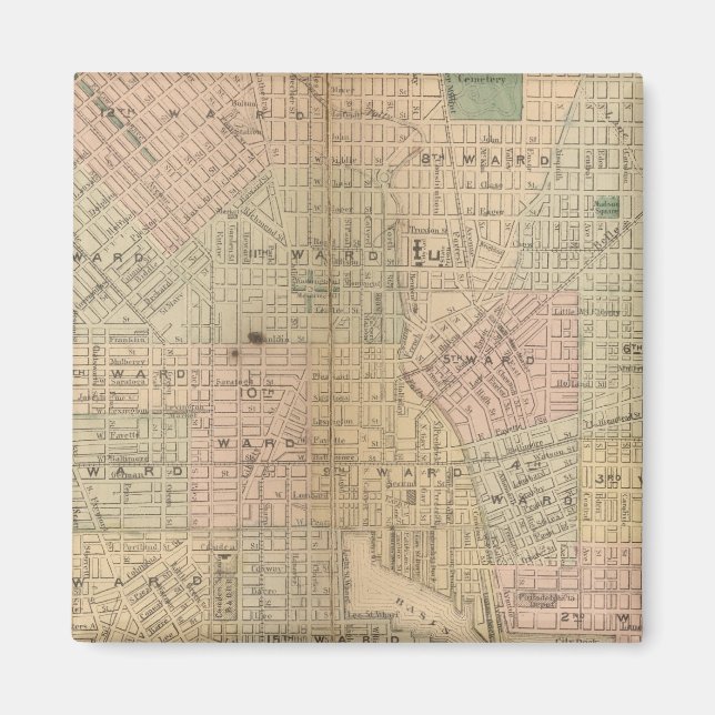 Baltimore 3 magnet (Front)