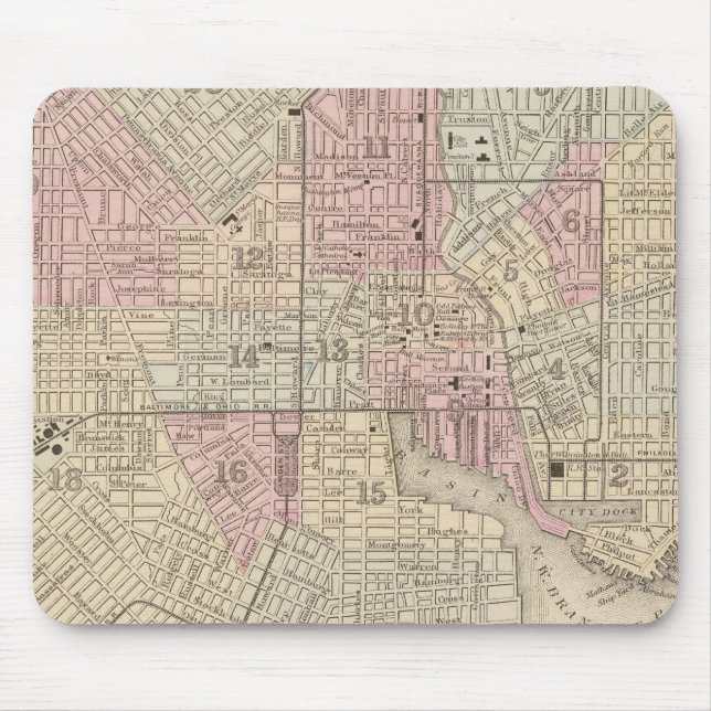 Baltimore 4 mouse mat (Front)