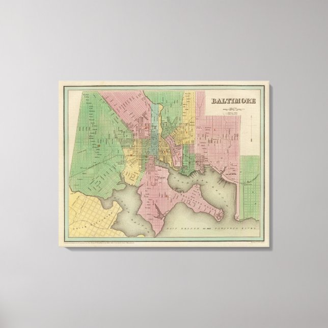 Baltimore 5 canvas print (Front)