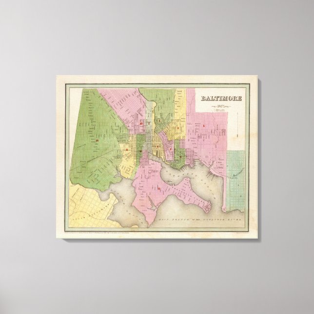 Baltimore 6 canvas print (Front)