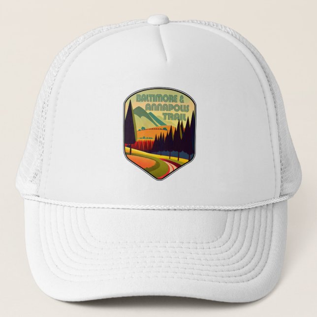 Baltimore & Annapolis Trail Colours Trucker Hat (Front)