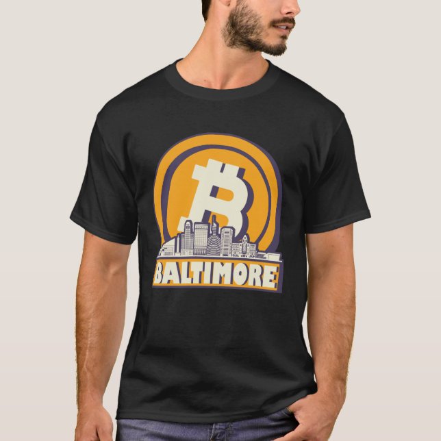 Baltimore Bitcoin Maximalist  Bitcoin Baltimore Sk T-Shirt (Front)