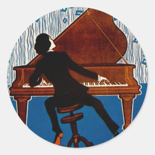 Baltimore Blues Classic Round Sticker