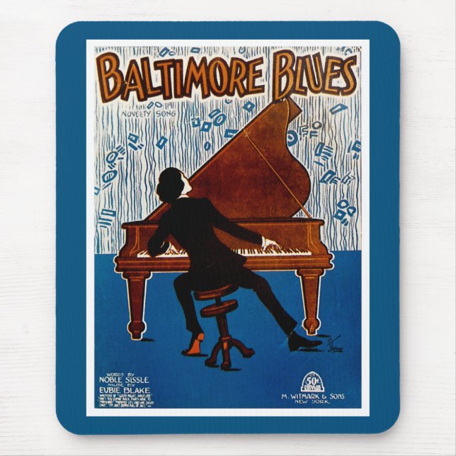 Baltimore Blues Mouse Mat (Front)