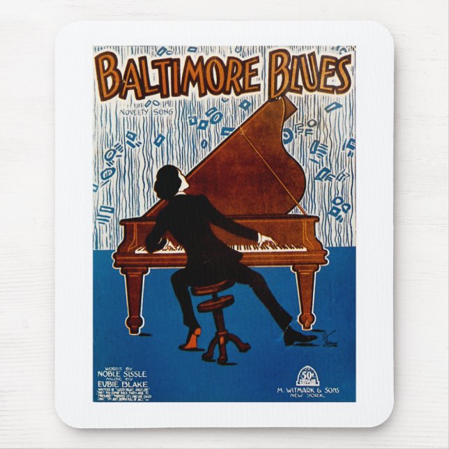 Baltimore Blues Mouse Mat (Front)