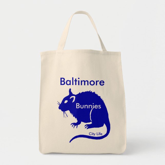 Baltimore "Bunnies" Rats City Life Bag (Front)