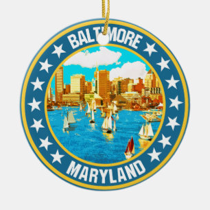 Baltimore                                          ceramic tree decoration
